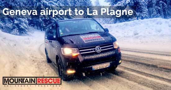 Geneva Airport to La Plagne transfers