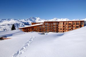 Hotel in the snow