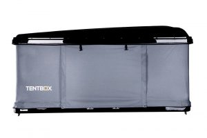 Tentbox black side door shut